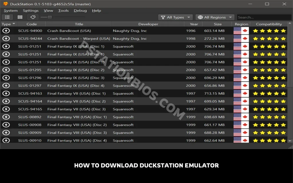 HOW TO DOWNLOAD DUCKSTATION EMULATOR